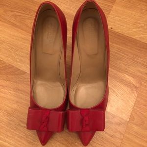 J. Crew Viv Bow Leather Pumps size 11